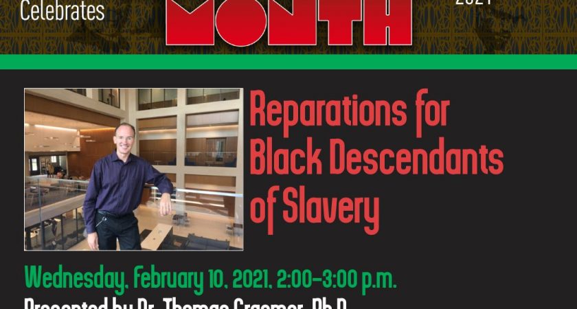 Reparations for Black Descendants of Slavery