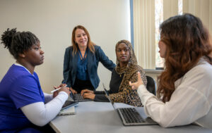 Dr. Krieger and students