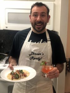 Comedian Dan Altano hosts “Dinner’s Ready Live: Cooking & Comedy.”