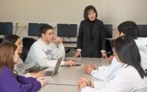 Dr. Mina Ahn teaching students