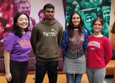 Students Selected for Study Abroad Scholarships