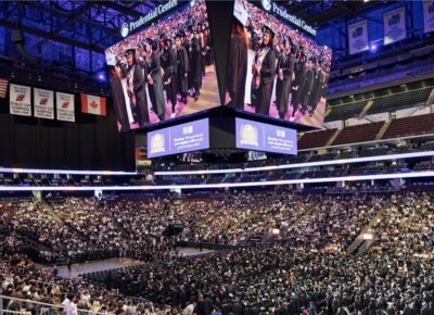 Bergen Grads Scale “the Rock” in Signature Sendoff