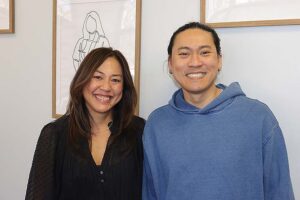 Dania Huie-Pasigan and Noah Rohan