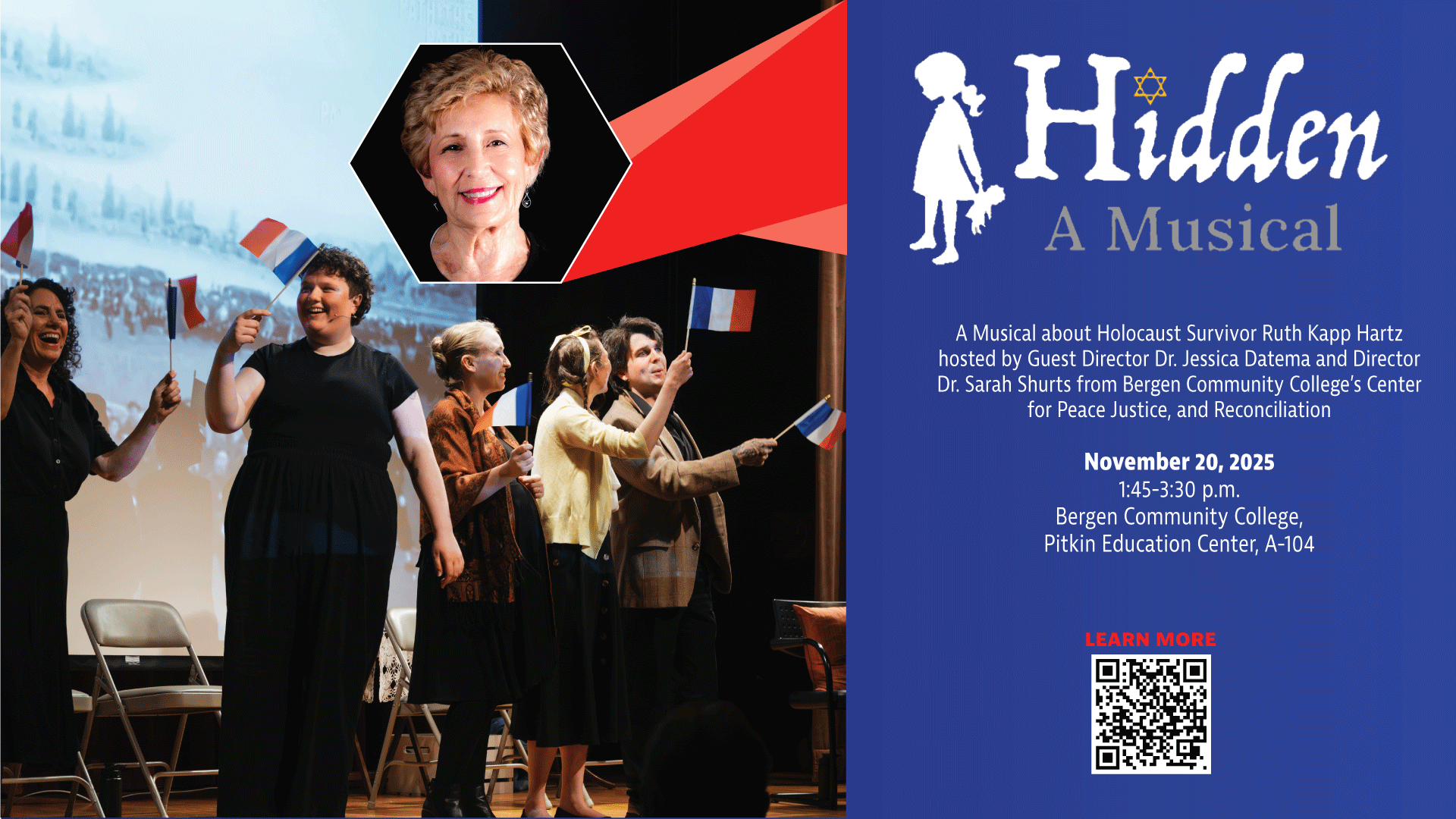 Hidden: A Musical - Holocaust survivor and author Ruth Kapp Hartz