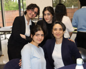 Hosna Kachooee, '26, and Hanieh Kachooee, '26 at Labyrinth Party