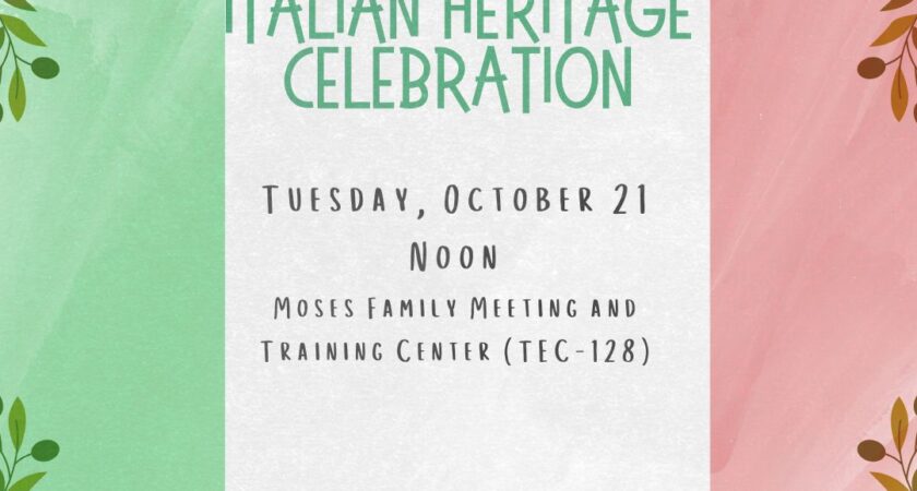 Inaugural Italian Heritage Celebration