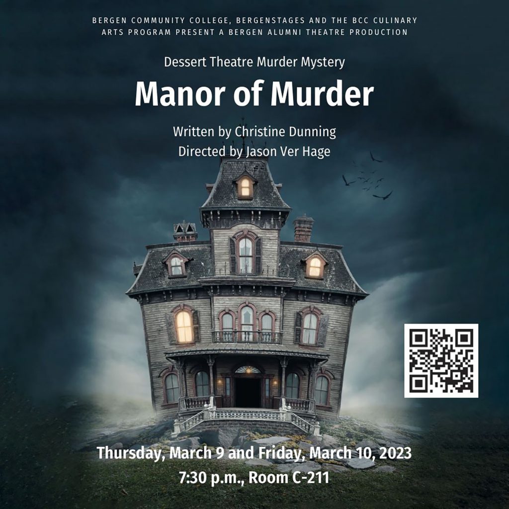 Bergen alumna Christine Dunning (’18) will debut her show “Manor of Murder” next month.