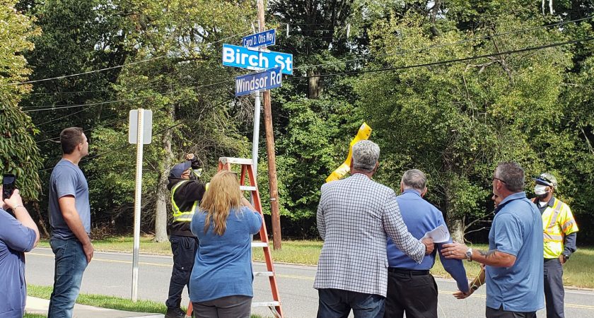 Teaneck Street Named for Departed Board Chair