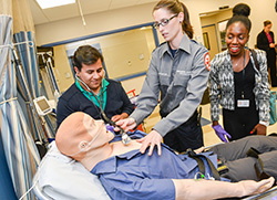 A new facility for paramedic students was launched with a ribbon cutting ceremony at the Bergen Community College campus in Lyndhurst, NJ, on Tuesday, October 7, 2014. /Russ DeSantis Photography and Video, LLC