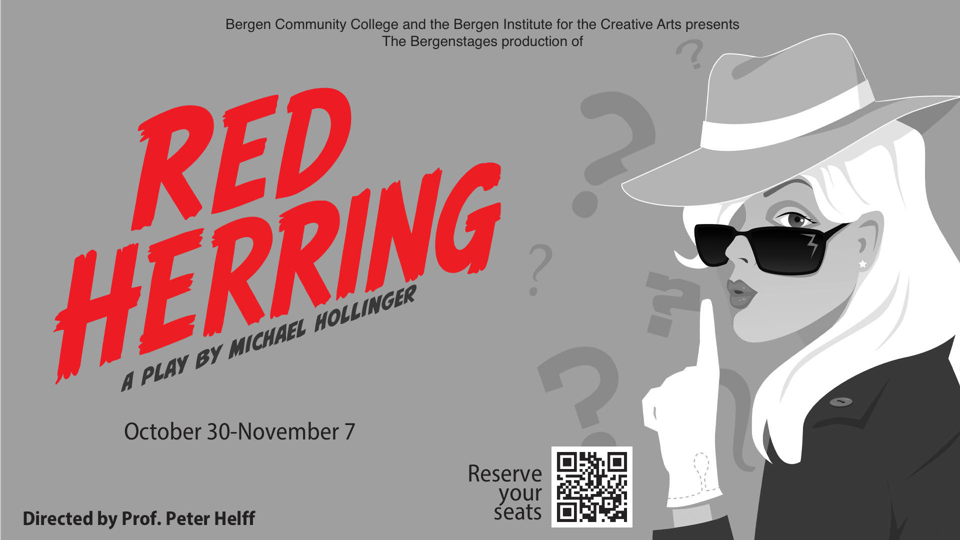 "Red Herring" - A Play by Michael Hollinger. Directed by Professor Peter Helff