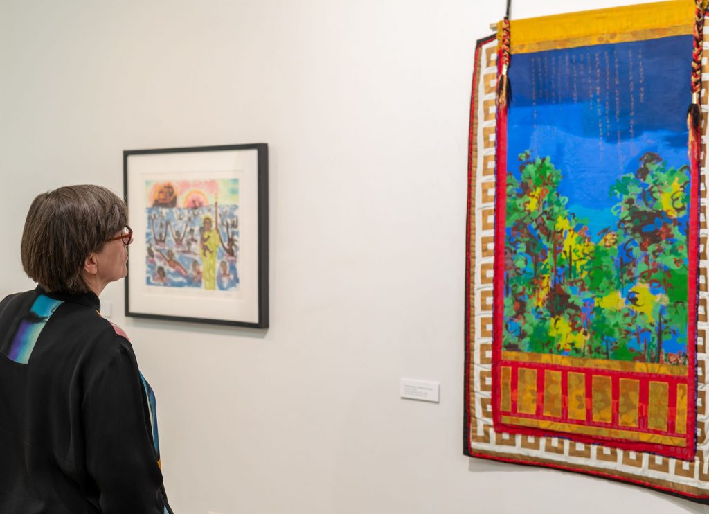 Observers have enjoyed Faith Ringgold’s works as part of a Bergen Community College exhibition since January.