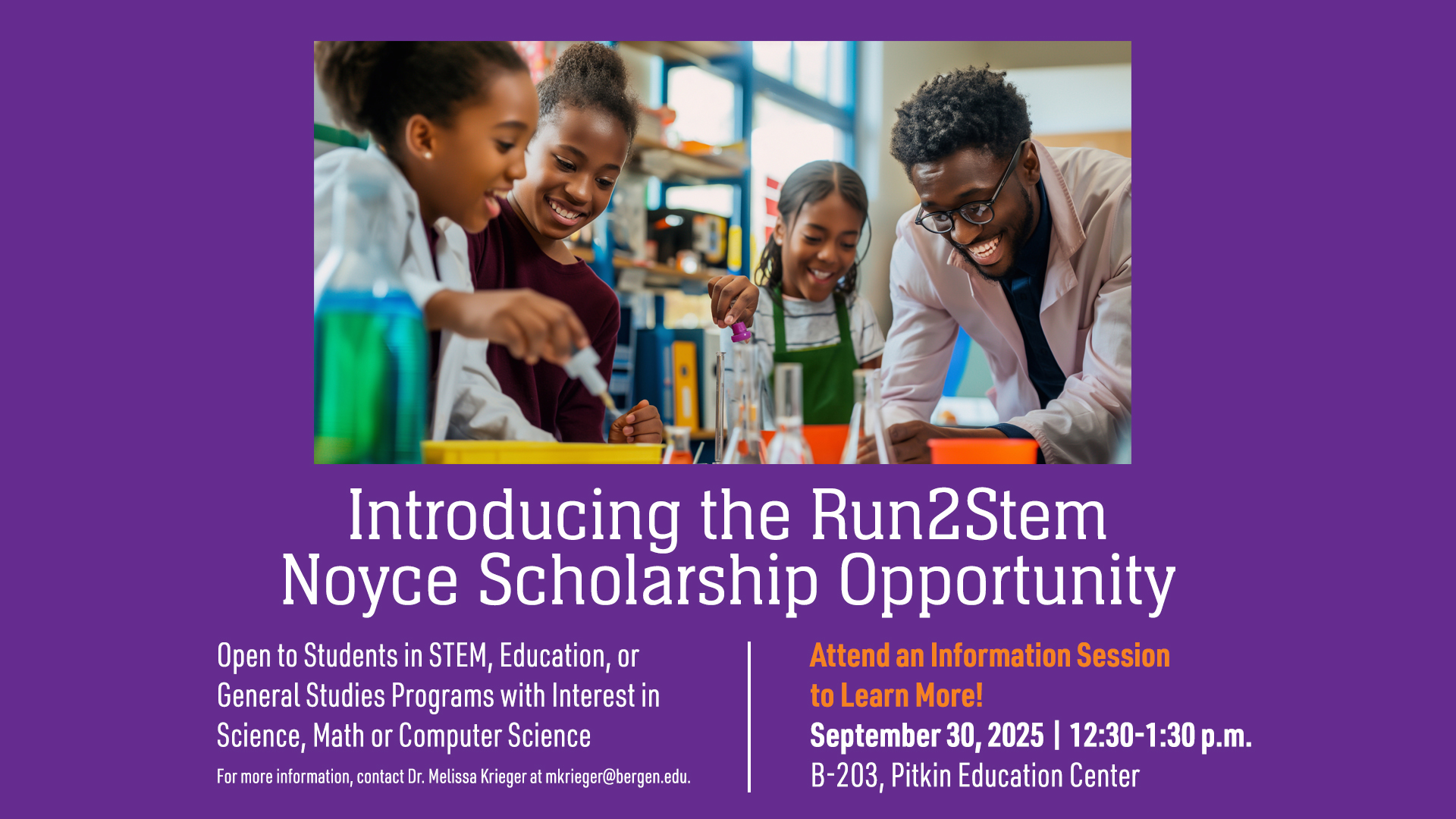 RUN2STEM In-Person Information Session