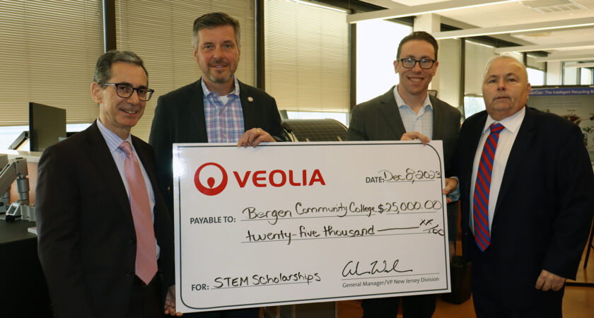 Veolia Continues Support of Bergen STEM Students