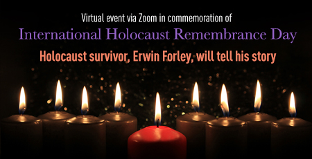 International Holocaust Remembrance Day Zoom Event Header