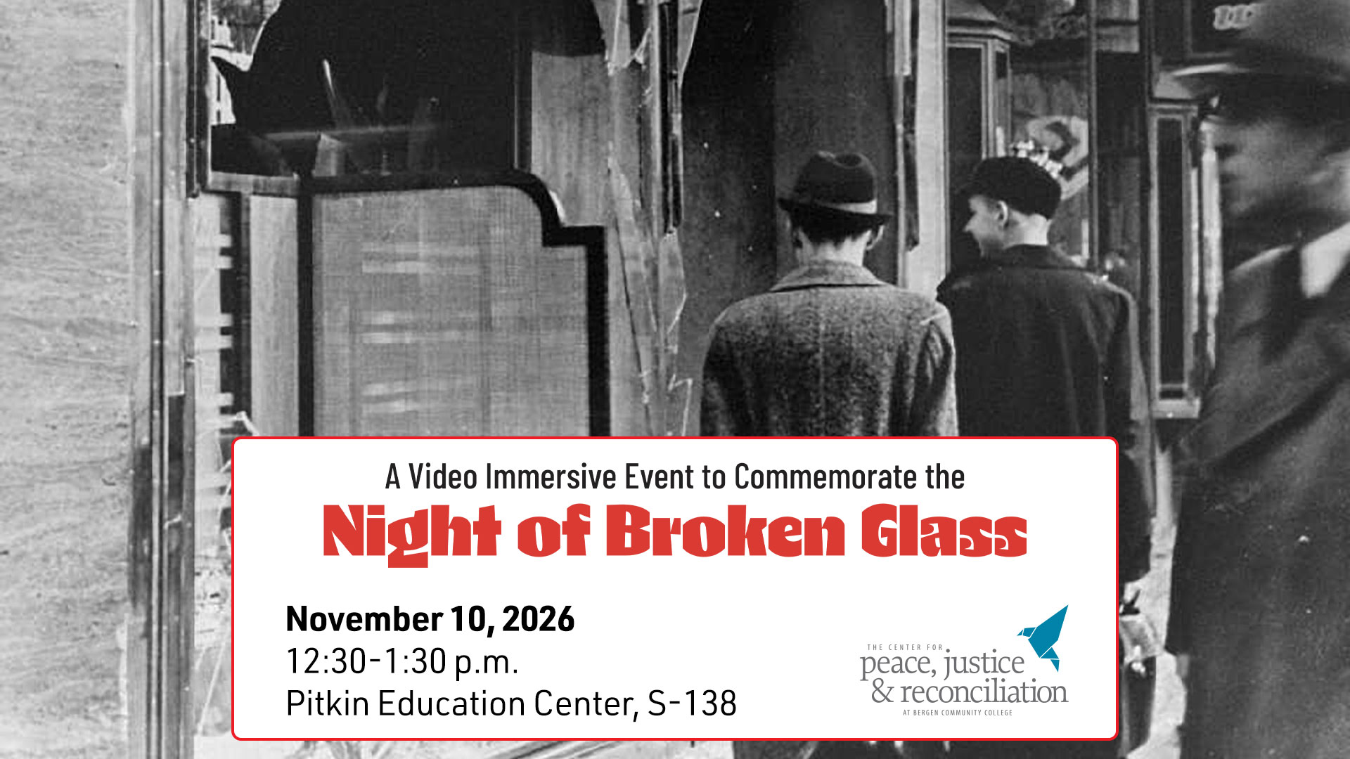 A Video Immersive Event to Commemorate the Night of Broken Glass