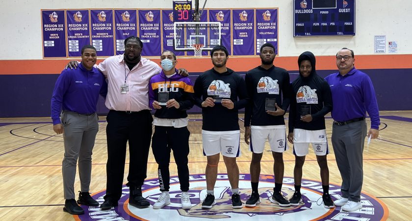 Men’s Basketball Team Honors Student-Athlete’s Academic Success